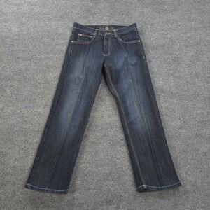 Southpole Jeans Mens 32x30 Blue Dark Wash Straight Leg Denim 4180 Streetwear Y2K